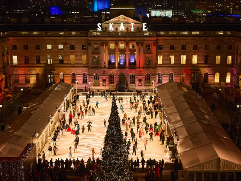 Ice Skating At Somerset House