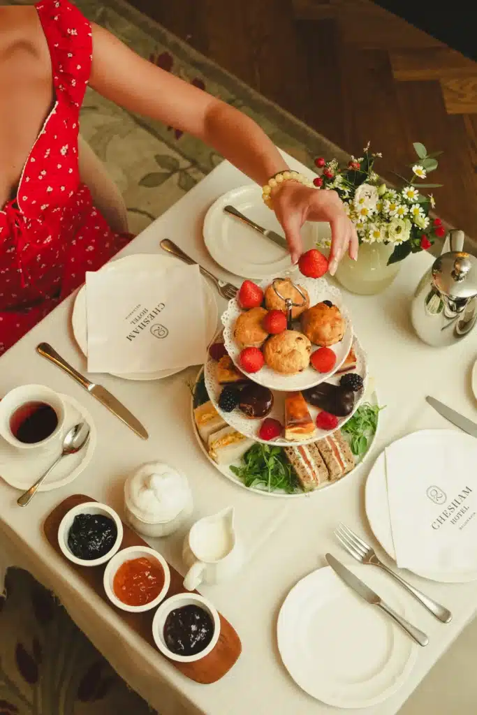 2 Chesham Hotel Afternoon Tea Sample Table 3