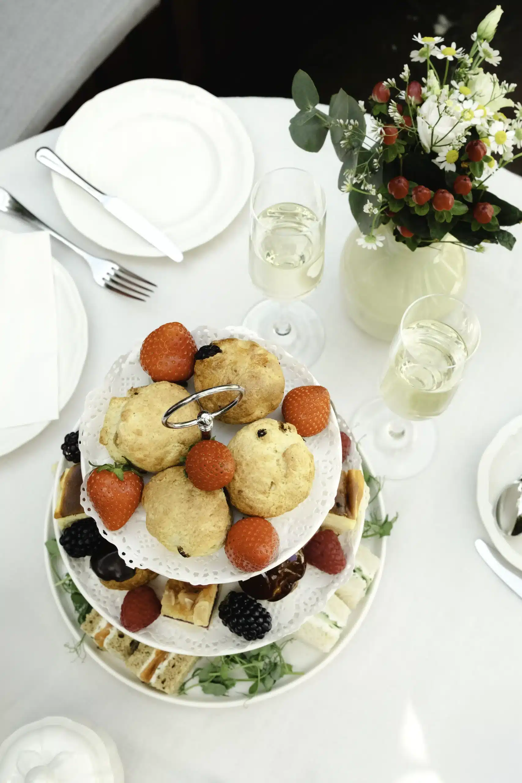 2 Chesham Hotel Belgravia Afternoon Tea Sample Table