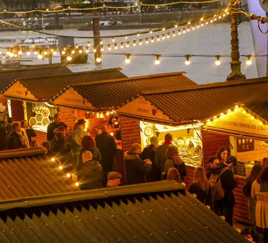 Southbank centre winter market